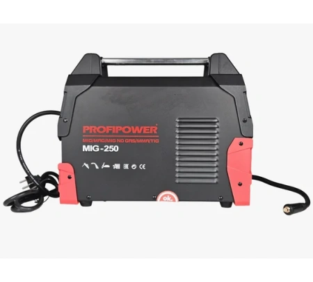 Полуавтомат PROFIPOWER MIG-250 5в1 20-215А 0.8-1мм 220В Арт. E0258
