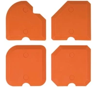 Шпатели эластичные для формирования швов, набор 4шт КУРС Арт. 06894