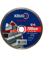 Диск алм KRUGO MASTER 200*25.4мм ультратонкий сплошной Арт. 81042000246