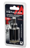 Коронка алм. 32x70мм METALLICA Ultra по керамограниту, плитке Арт. 901816