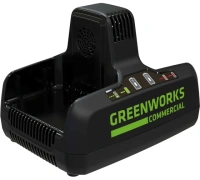 Зарядное устройство GREENWORKS G82C2 82В на 2 АКБ 2939007