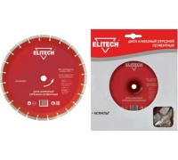 Диск алм ELITECH 400*25.4мм сегм. сух. АСФ Арт. 1110.008000