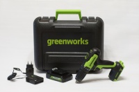 Дрель-шуруповерт акк GREENWORKS GD24DD35K2 24V*2Ah Li-Ion 35Нм бесщет.дв. 2 скор. ЗУ кейс Арт. 3704007UA