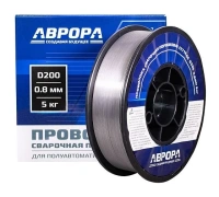Проволока порошковая AURORA E71T-GS d0,8мм D200 NO GAS 5кг Арт. 39778