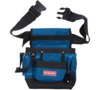 Сумка-пояс ЗУБР ЭКСПЕРТ одинарная, держатель для молотка, 9 карманов Арт. 38632