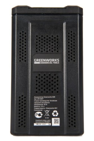 Аккумулятор Greenworks G82B5, 82v, li-ion, 5 А·ч