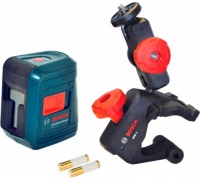 Нивелир лазерный BOSCH GLL 2 Prof + держатель ММ2 + мишень 10м 0,5мм/м, 2 луча, 1/4 Арт. 0601063A01