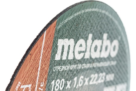 Диск отрезной по нерж Metabo 180x1.6мм SP-Novorapid 25шт/уп Арт. 617166000