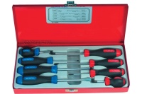 KING TONY Набор отверток в металлическом кейсе, 8 предметов