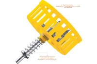 Балеринка 20-90мм STAYER с защитной решеткой по кафелю и керамике MAXCUT Арт. 33342_z01