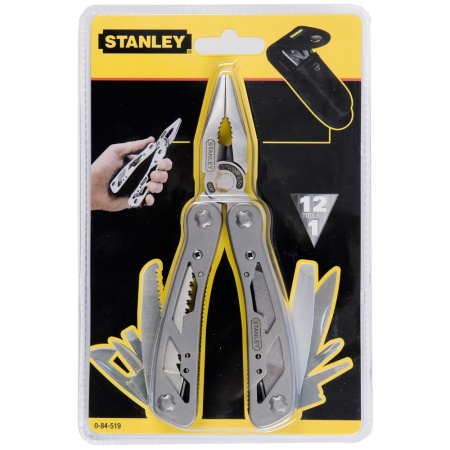 Плоскогубцы 165мм комб. Stanley MULTITOOL многофункциональные 12 в 1 Арт. 0-84-519