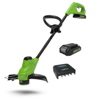 Триммер акк. GREENWORKS G24LT25K2 24V*2Ач Li-Ion 25см АКК и ЗУ Арт. 2107207SA