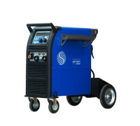 Инверторный сварочный полуавтомат для сварки алюминия AuroraPRO SKYWAY 350 DUAL PULSE с водяным охлаждением и выносным механизмом подачи проволоки