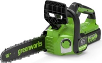 Пила акк. GREENWORKS GD24CS30 24V*2Ач 12" 3/8" 1.1мм 45зв. акк. и ЗУ Арт. 2007007UA