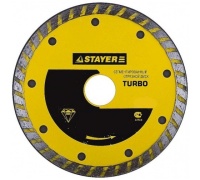Диск алм STAYER 200*22.2мм турбо сегм. сух.мокр. Б Кир. Кер. Арт. 3662-200