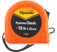 Рулетка 10м*25мм Elastica обрезиненный корпус Sparta Арт. 31314