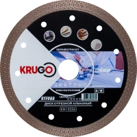 Диск алмазный KRUGO 150*22.23*1.4мм Турбо ТF ультратонкий по керамике Арт. RTF06A