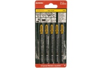 Пилки д/лоб по дер Metabo 5шт, HСS, 75мм,рез, 5-50мм, д\ДВП, мяг.древ, фан Арт. 623633000