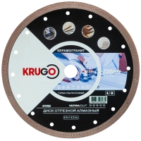 Диск алмазный KRUGO 230*22.23*1.8мм Турбо ТF ультратонкий по керамике Арт. RTF09A