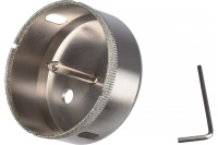 Коронка по стеклу и керамике 50х55 мм с центрирующим сверлом Vertextools Арт. 336-50-55