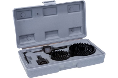 Набор коронок по дереву Elitech 11шт 19-64мм Арт. 1820.080600