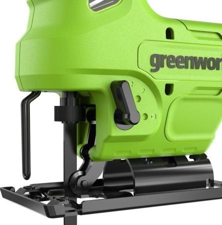 Лобзик акк. Greenworks 24V GD24JS90, б/щет, 90 мм,0-3000/мин,4 ст.маятник,LED,1х4Ач,ЗУ,кор (3601707CUB)