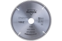 Диск пильный 216х30х100Т ELITECH по алюминию Арт. 1820.116600