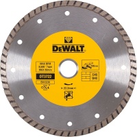 Диск алм DeWALT 180*22.2*2.4мм TURBO турбо сплош. сух. Стр. Мат. Арт. DT3722-QZ