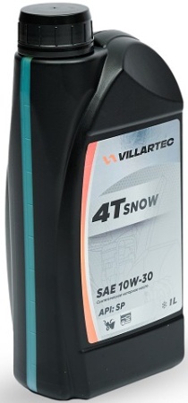 Масло для 4-х тактных двигателей возд.охлаж VILLARTEC 4T Snow SAE 10W-30 1л Арт. VIL4TS10W301M