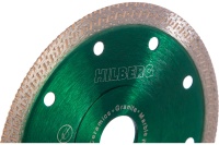 Диск алмазный Hilberg 125*22.2*1.42м Hard Materials S-type Турбо ультратонкий сух/м гранит, мрамор Арт. HM602