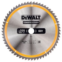 Диск пильный 305х30х60T DeWALT CONSTRUCT Арт. DT1960-QZ