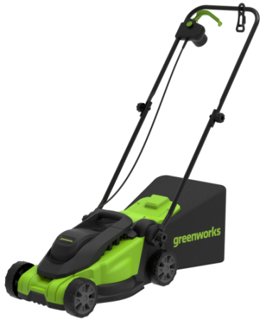 Газонокосилка эл. GREENWORKS GD1200LM32 1.2кВт 32см 30/45/60 30л Арт. 2517807