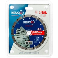 Диск алм KRUGO MASTER PRO 180*22.2мм сегмен. по бетону Арт. 81051800252