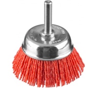 Щетка чашечная 50мм, нейлоновая со штифтом, для дрели, ЗУБР Арт. 35165-050_z02