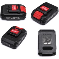 Набор ELITECH 2 аккумулятора 18В 2A/h Li-ion + 2 ЗУ 1820.098200 Арт. 1820.131800