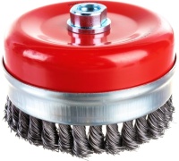 Щетка чашечная усиленная для УШМ витая 125мм, М14 MIRAX Арт. 35144-125