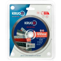 Диск алм KRUGO MASTER 180*22.2мм ультратонкий сплошной Арт. 81081800278