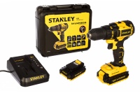 Дрель-шуруповерт акк Stanley SBD20S2K-RU 18V*1.5Ah Li-ion 55Нм безщет дв Арт. SBD20S2K-RU