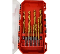 Набор сверел по металлу Milwaukee RedHEX HSS-Tin 10 ед. (3-10мм) Арт. 4932493865