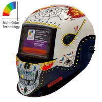 Маска сварщика AURORA A777c 9-13DIN SKELETON FIRE Арт. 30690