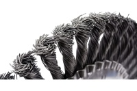 Корщетка-колесо 200мм, плоская крученая проволока, посадка 22,2, для УШМ Elitech Арт. 1820.073700