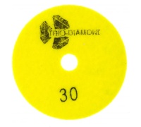 Круг шлифовальный АГШК (черепашка) Trio-Diamond 100мм 30 (мокрая шлифовка) Арт. 340030