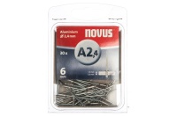 Заклепки 2,4х6мм NOVUS 30шт/уп Арт. 045-0019