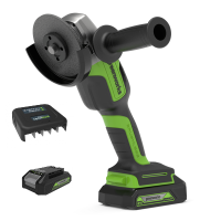 УШМ акк GREENWORKS GD24AGK4 24V*4Ah Li-Ion 125мм бесщет.дв. акк и ЗУ сумка Арт. 3200207UB