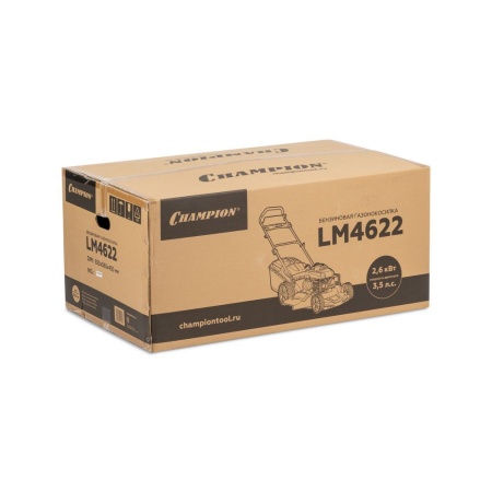 Газонокосилка бенз. CHAMPION LM4622 2.2кВт 46см 25/75мм мульч. Арт. LM4622