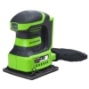 Плоская шлифмашина акк.GREENWORKS G24SS14, 115x140мм,5500 об/мин,ампл. 1,6 мм,1х2Ач,ЗУ,кор (3100507CUA)