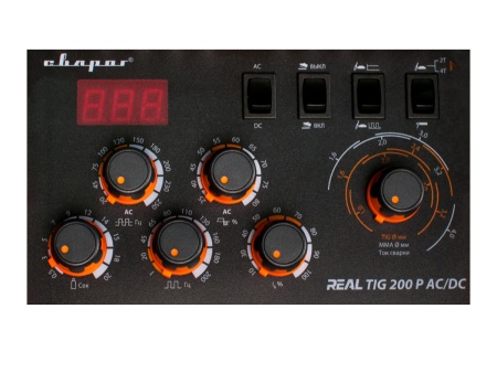 Аппарат СВАРОГ TIG 200 P AC/DC REAL (TIG/MMA) 5-200А 6кВA 1,0-3,2мм 220В Арт. E20101