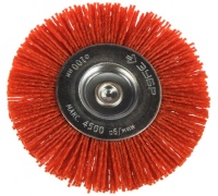 Щетка дисковая 100мм, нейлоновая со штифтом, для дрелей ЗУБР Арт. 35161-100_z02