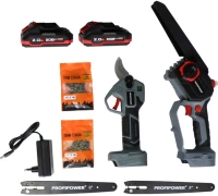 Набор акк инстр. PROFIPOWER секатор E0099 и пила E0216 20В*2.0Ач Li-ion 2акк З/У Арт. E0217