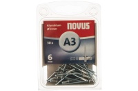 Заклепки 3х6мм NOVUS 30шт/уп Арт. 045-0020